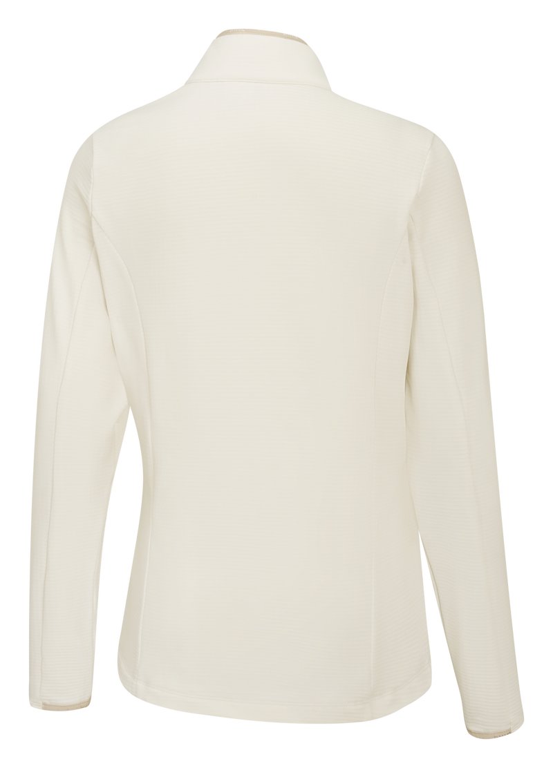 PING Abigale Performance Fleece women's sweatshirt, egret