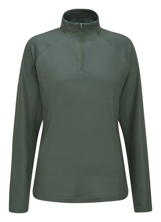 PING Jasmine Printed Long Sleeve women's top, gorse green/laurel