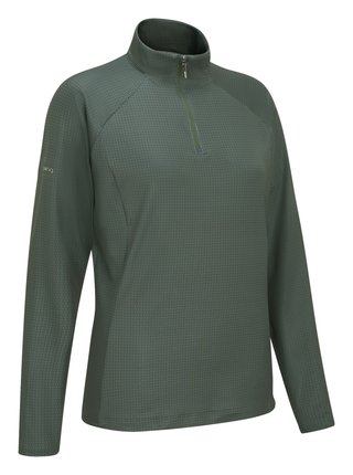 PING Jasmine Printed Long Sleeve women's top, gorse green/laurel
