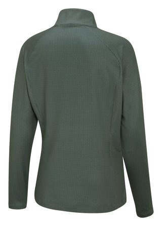 PING Jasmine Printed Long Sleeve women's top, gorse green/laurel