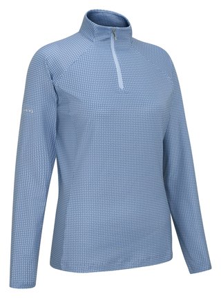 PING Jasmine Printed long sleeve women's top, viola/blue indigo