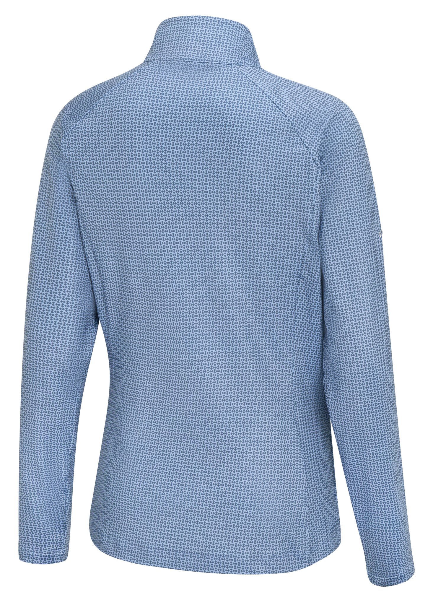PING Jasmine Printed long sleeve women's top, viola/blue indigo
