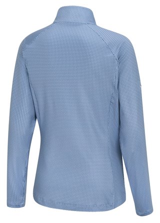 PING Jasmine Printed long sleeve women's top, viola/blue indigo