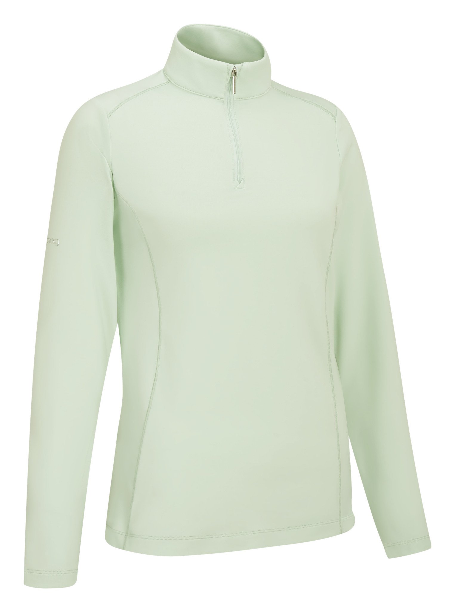 PING Aveline Half Zip long sleeved women's shirt, jade
