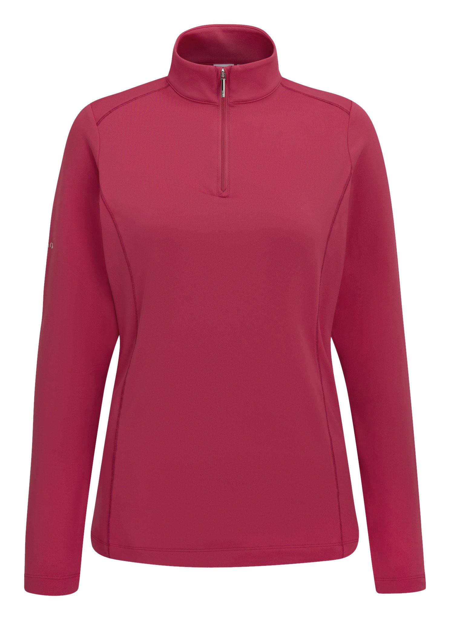 PING Aveline Half Zip women's long sleeve shirt, freesia