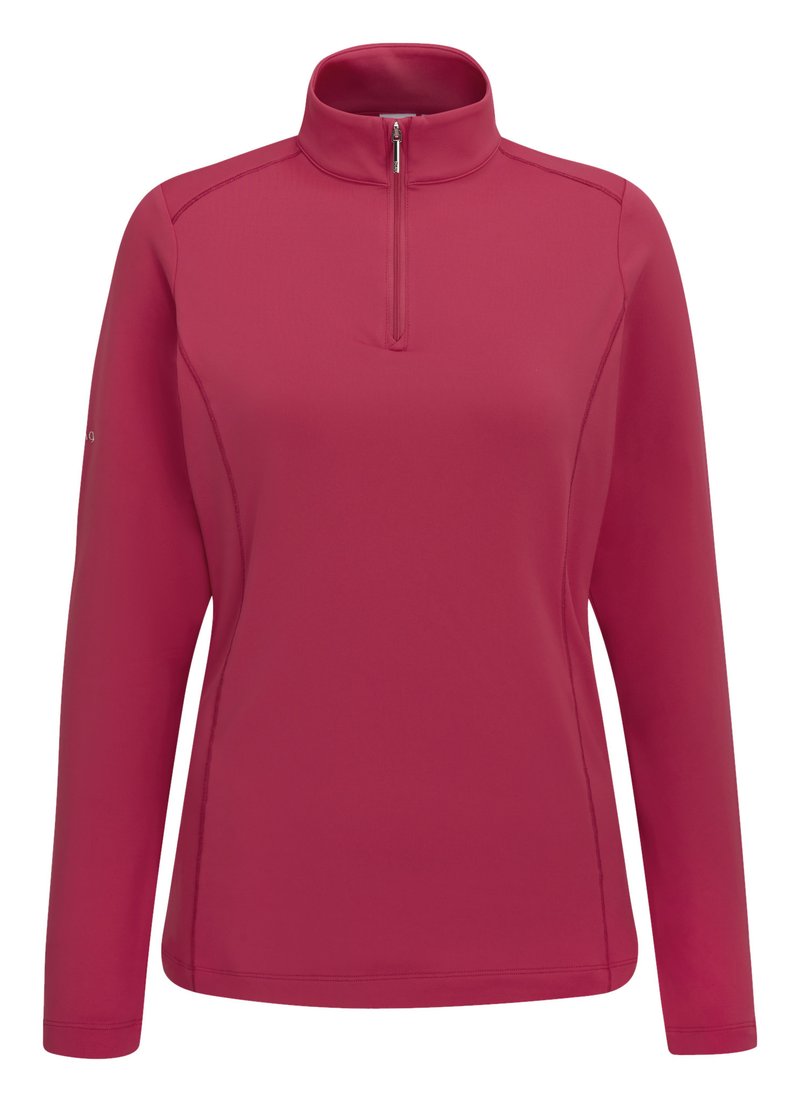 PING Aveline Half Zip women's long sleeve shirt, freesia