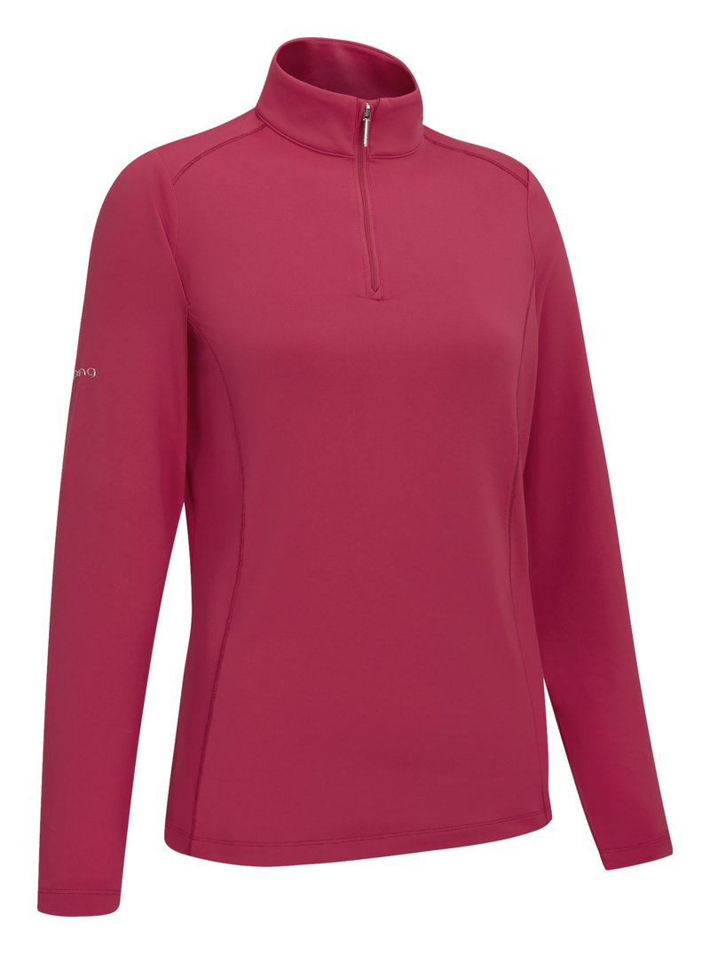 PING Aveline Half Zip women's long sleeve shirt, freesia