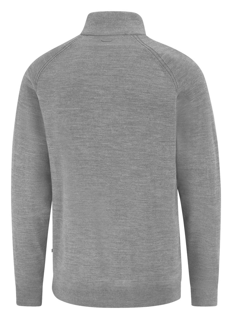 PING Hugh mens midlayer sweatshirt, french grey marl
