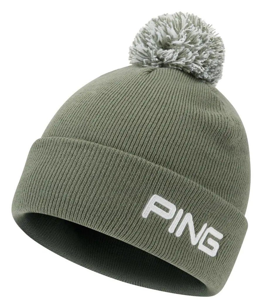PING Cresting Knit mens winter hat, laurel