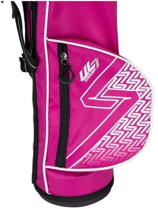 U.S. Kids Golf UL7-39 (99cm) W30 3-Club junior golf set + carry bag, pink