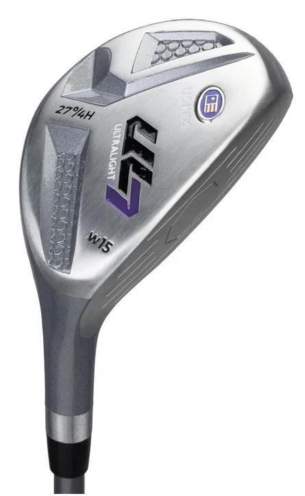 U.S. Kids Golf UL7-54 (137cm) W15 5-Club junior golf set + stand bag, navy