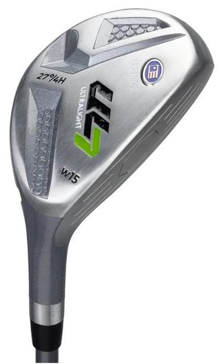 U.S. Kids Golf UL7-57 (145cm) W15 5-Club junior golf set + stand bag, navy/red/white