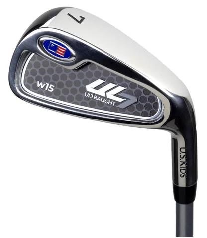 U.S. Kids Golf UL7-57 (145cm) W15 junior irons, graphite