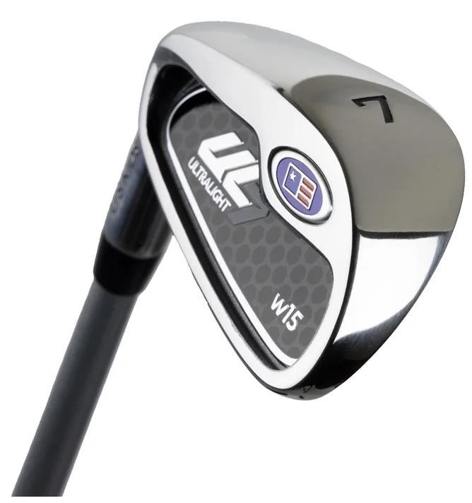 U.S. Kids Golf UL7-57 (145cm) W15 junior irons, graphite