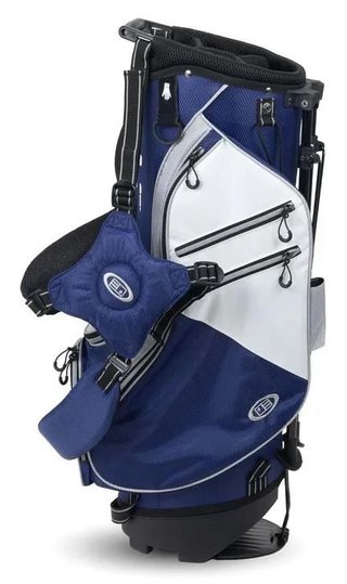 U.S. Kids Golf TS6-48 (122cm) 10-Club junior golf set, graphite, + stand bag, navy/white/grey