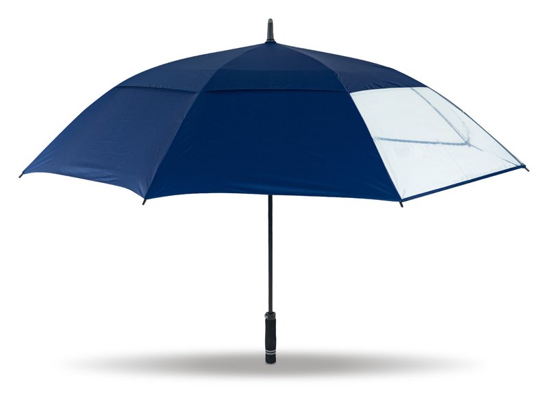 Masters Golf TourDri Classic GR 64" UV umbrella, navy/clear