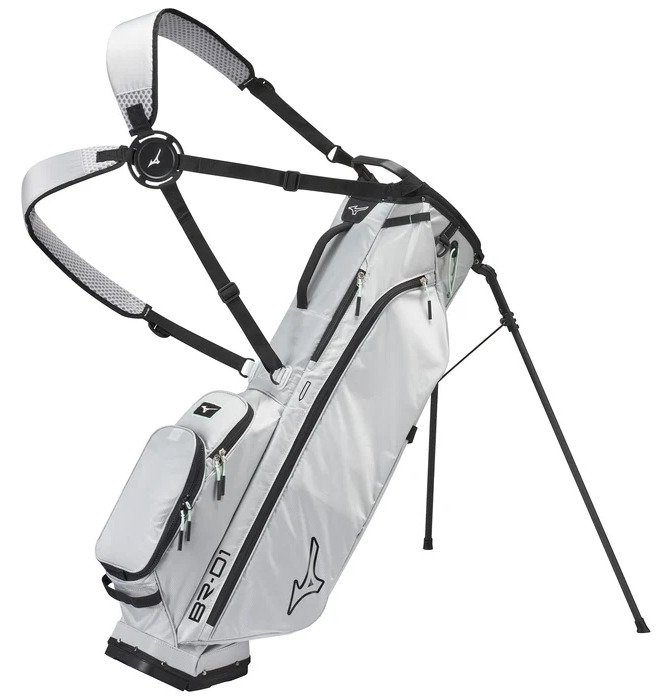 Mizuno BR-D1 stand bag, light grey