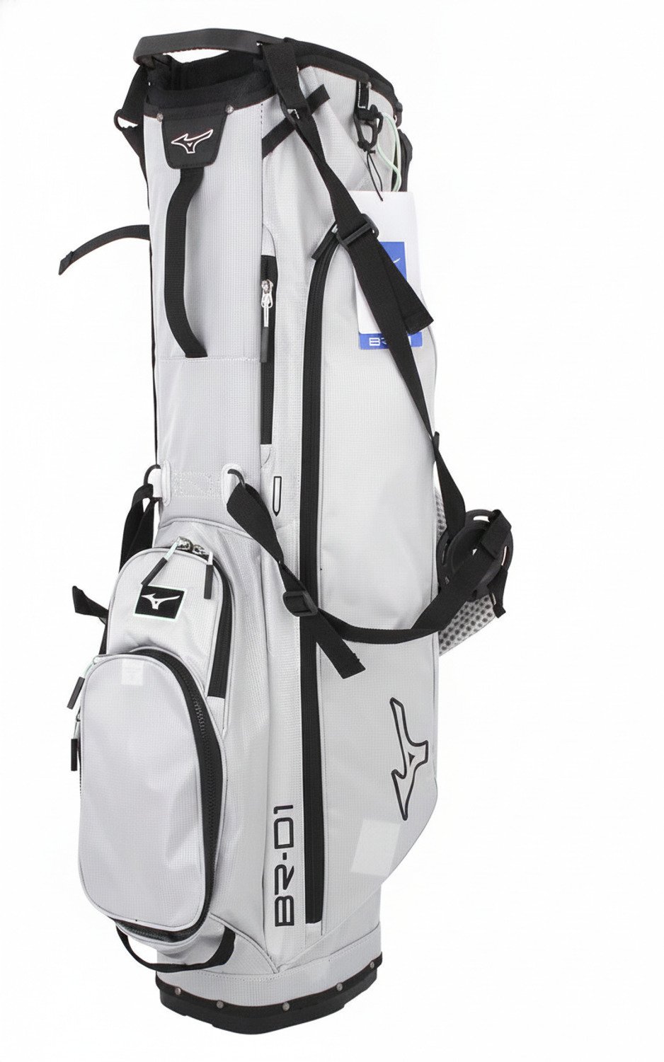 Mizuno BR-D1 stand bag, light grey
