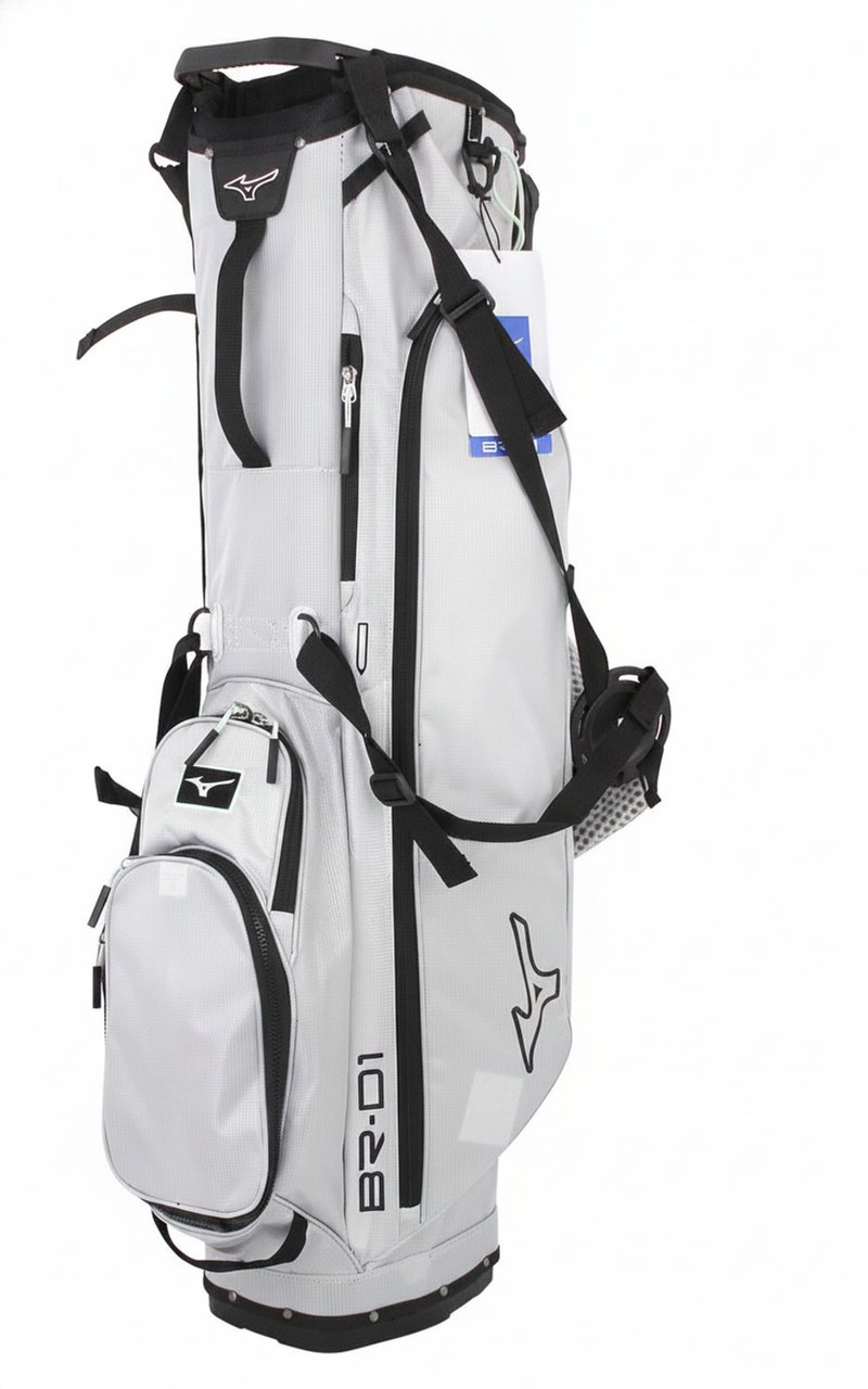 Mizuno BR-D1 stand bag, light grey
