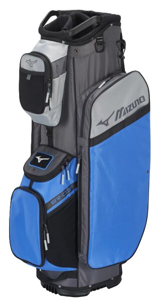 Mizuno BR-D3 cart bag, brilliant blue/grey