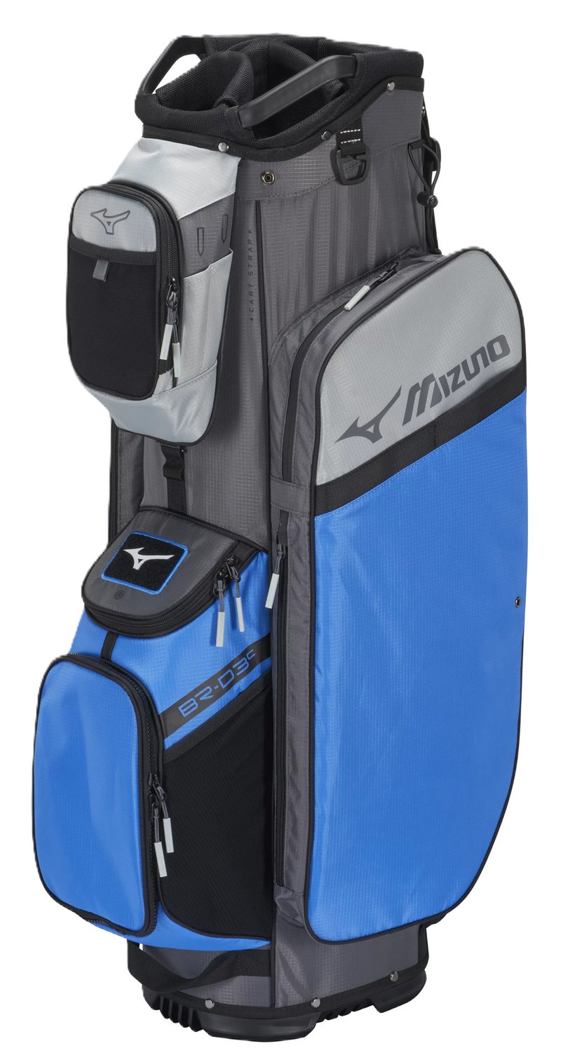 Mizuno BR-D3 cart bag, brilliant blue/grey
