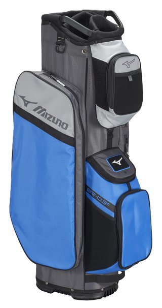 Mizuno BR-D3 cart bag, brilliant blue/grey