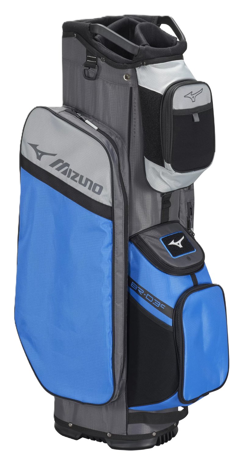 Mizuno BR-D3 cart bag, brilliant blue/grey