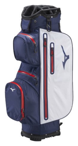 Mizuno BR-DRI cart bag, navy/red