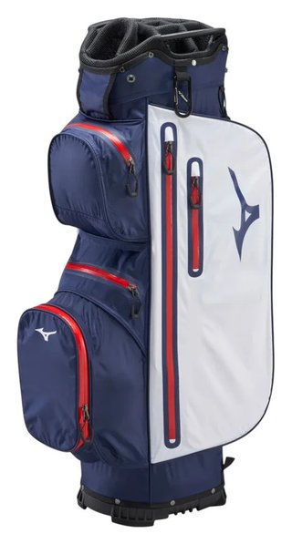 Mizuno BR-DRI cart bag, navy/red