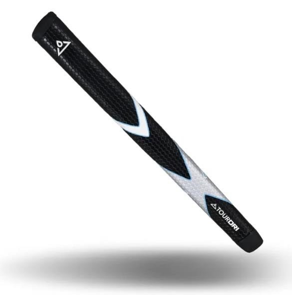 Golf Brothers TourDri Midsize PU Putter Grip Black/Silver/Blue putter