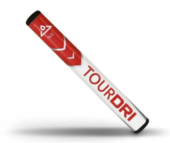 Masters Golf TourDri Flat Putter grip, Red/Large Flat