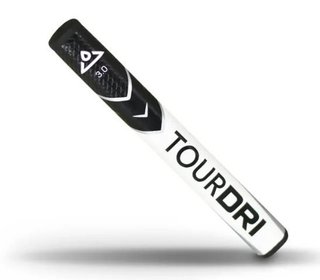 TourDri Flat Putter Grip 3.0 putter grip, Black/Large Flat