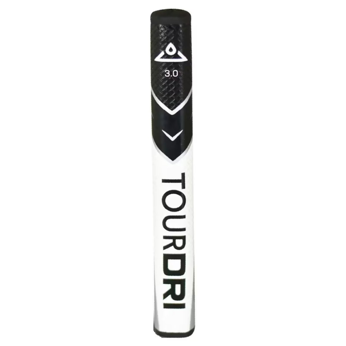 TourDri Flat Putter Grip 3.0 putter grip, Black/Large Flat