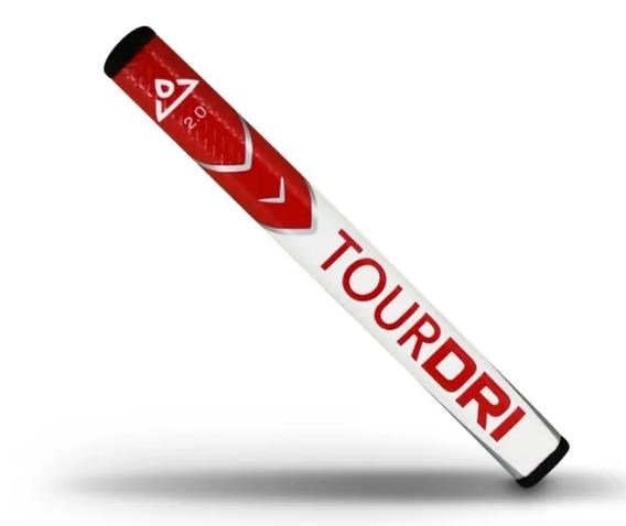 Masters Golf TourDri Flat Putter grip 2.0, red/medium flat