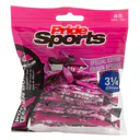 Pride Sports Special Edition Paint Splatter Tees (45 tees), 83 mm (3 1/4"), pink/black