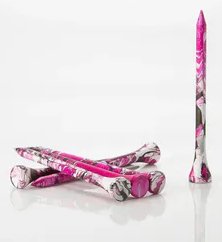 Pride Sports Special Edition Paint Splatter Tees (45 tees), 83 mm (3 1/4"), pink/black