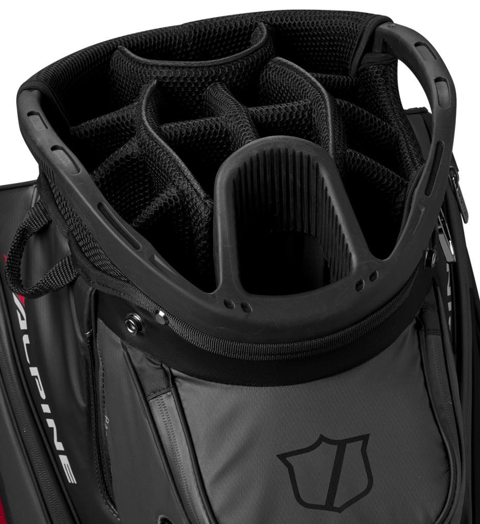 Wilson Alpine cart bag, black/grey