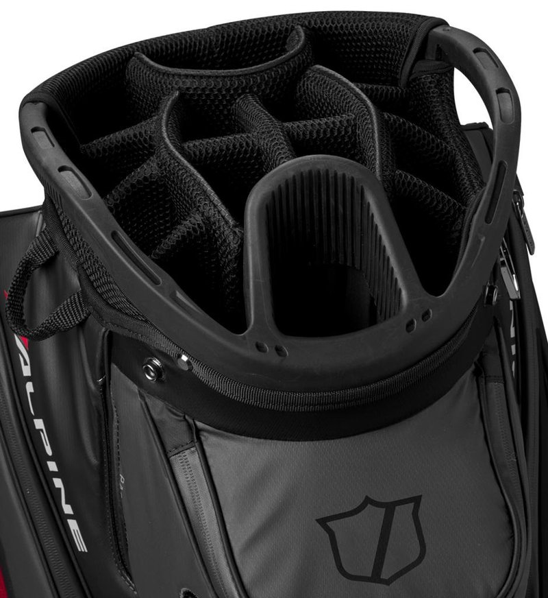 Wilson Alpine cart bag, black/grey