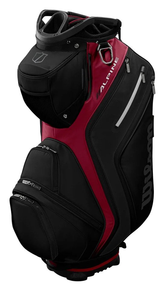 Wilson Alpine cart bag, black/red