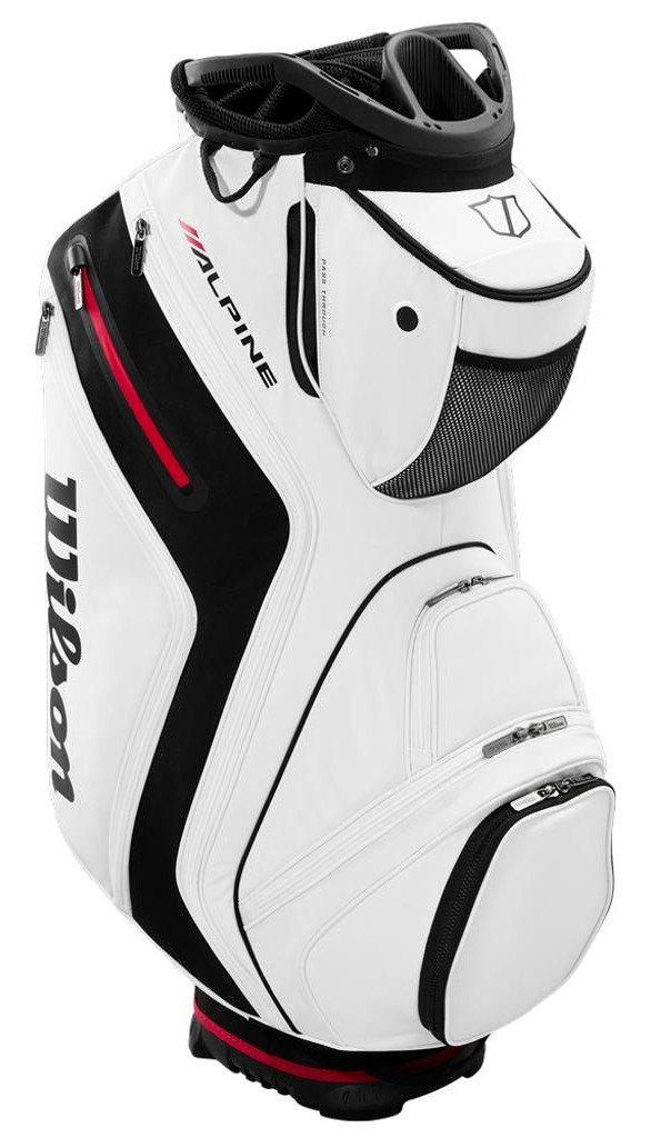 Wilson Alpine cart bag, white/black