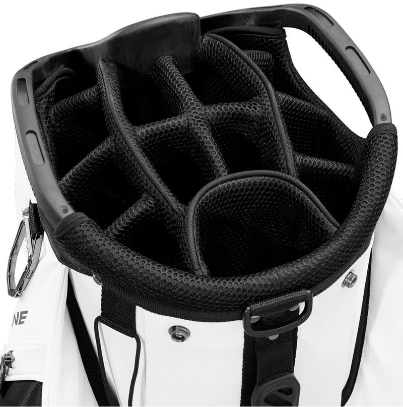 Wilson Alpine cart bag, white/black
