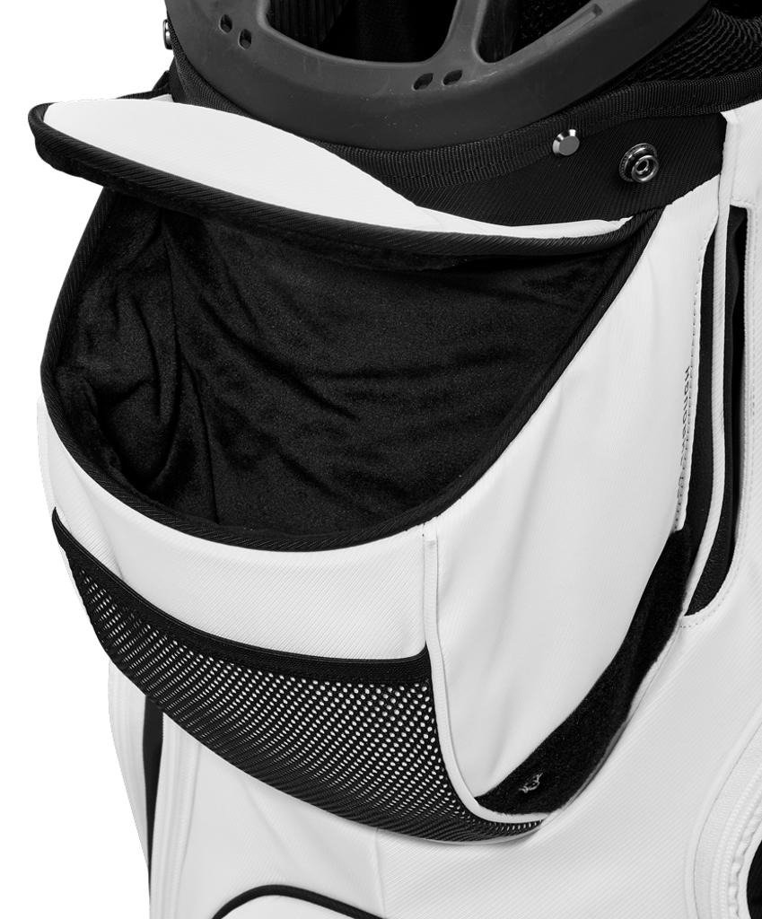 Wilson Alpine cart bag, white/black