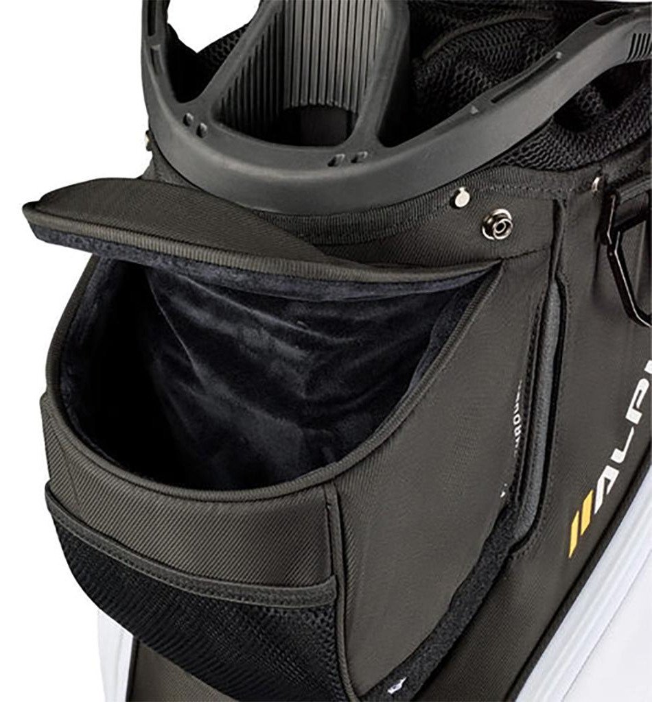 Wilson Alpine cart bag, black/white/orange