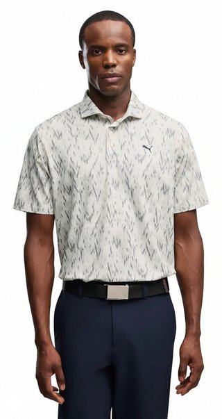 Puma MATTR Northerm Light men's polo, warm white