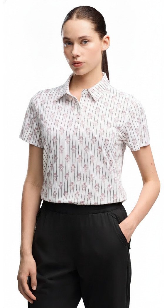 Puma Poppy women's polo, warm white