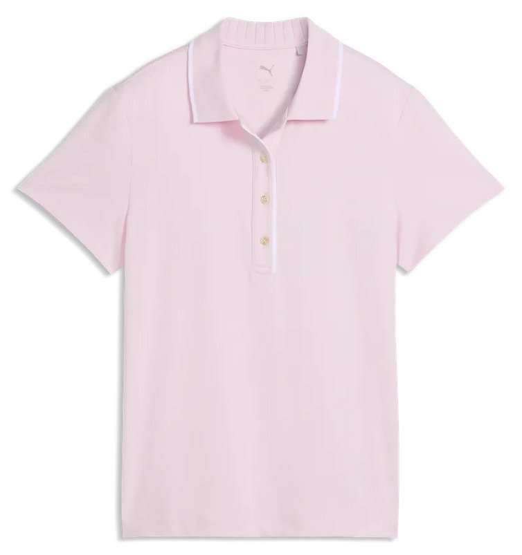 Puma Cloudspun Bridges women's polo, powder pink