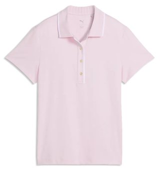Puma Cloudspun Bridges women's polo, powder pink
