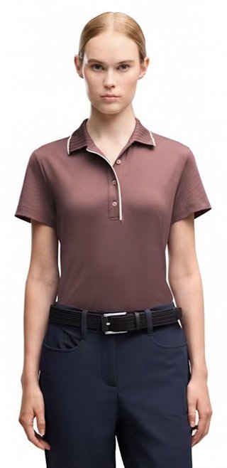 Puma Cloudspun Bridges women's polo, rich cocoa
