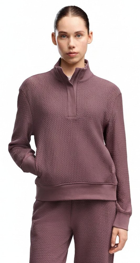 Puma Boulder 1/2 Zip women's sweatshirt, rich cocoa