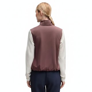 Puma Cloudspun Fleece Hybrid women's jacket, rich cocoa/warm white